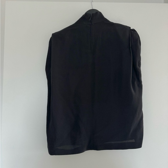 Zara Black Shoulder Pads Top - Picture 3 of 4